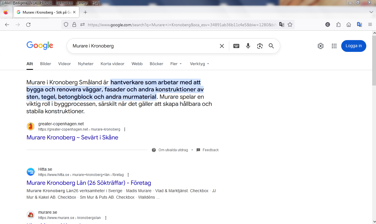 Murare i Kronoberg