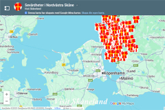 Sevärdheter Sverige karta - Sevärdheter i Nordöstra Skåne