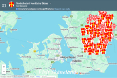 Sevärdheter Sverige karta - Sevärdheter i Nordvästra Skåne